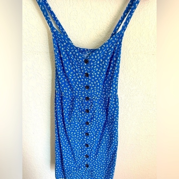 Banana Republic Blue/White Floral Day Dress - Picture 1 of 2